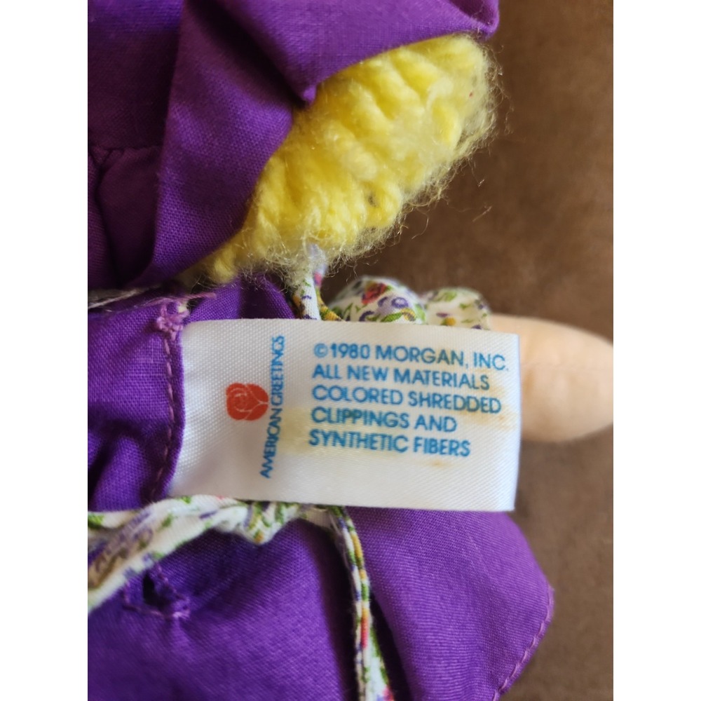 Vintage 1980 AmToy American Greeting Peanut Butter Jelly Soft Rag Dolls Set Read - Picture 4 of 16
